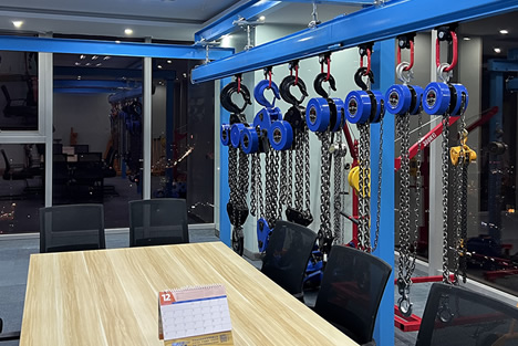 冠航手拉葫蘆安全使用培訓宣傳工作